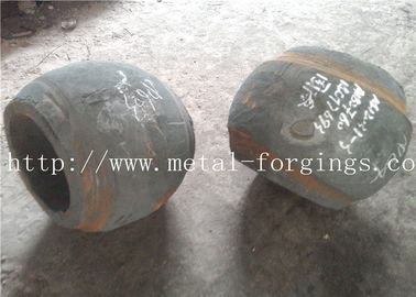 Forjamentos feitos sob encomenda feitos à máquina ásperos de forjadura de aço inoxidável frente e verso da válvula de bola F60