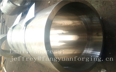 S S forjou os produtos de aço/cilindro forjado da flange do anel com fazer à máquina