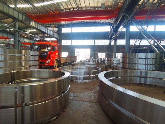 Força de impacto NA Anéis de aço forjado Anéis de caixa de engrenagens com alongamento NA Ideal para sistemas de transmissão automotiva